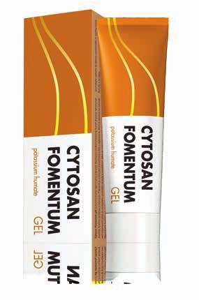 CYTOSAN FOMENTUM GEL bioinformační humátový zábal Obsah: 100 ml CYTOSAN ŠAMPON šampon s obsahem huminových látek Obsah: 200 ml CYTOSAN MÝDLO přírodní glycerinové mýdlo s obsahem humátu draselného