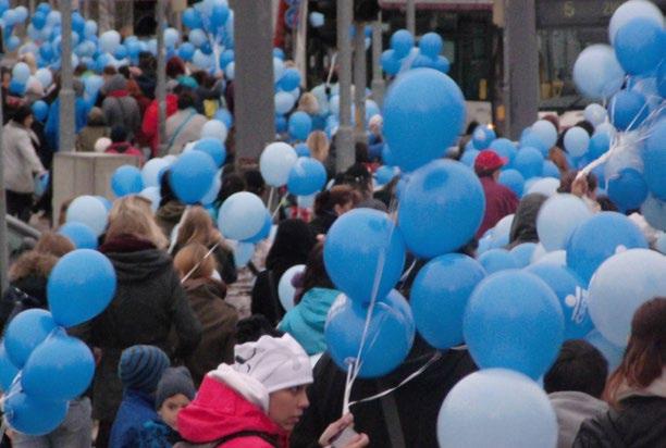 Během měsíce dubna bylo možno vídat vzkazy od dětí s poruchami autistického spektra, jejich rodičů,
