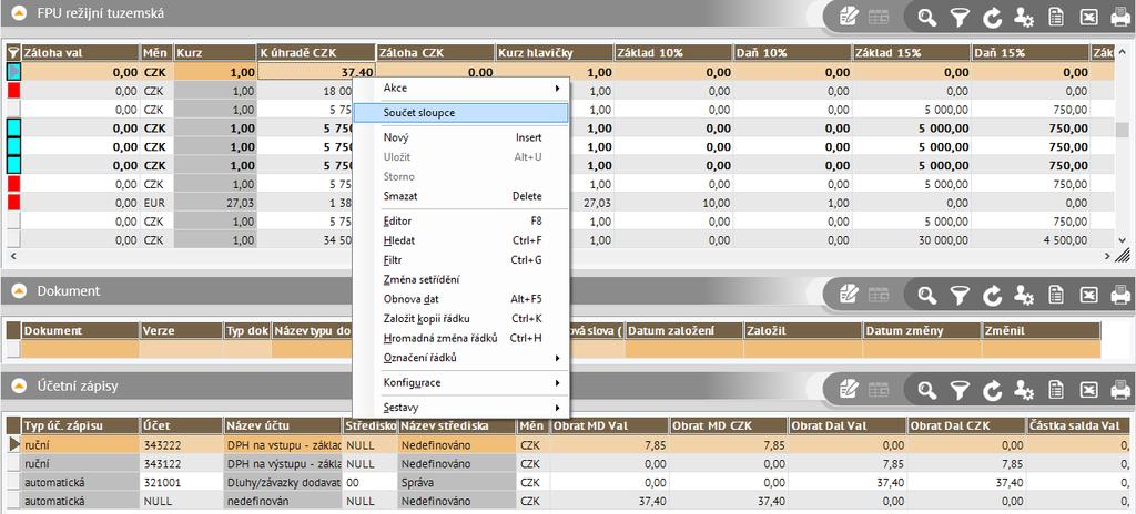 jako v MS Excel. Toto se netýká dlouhých textových položek, neroztáhnou se.