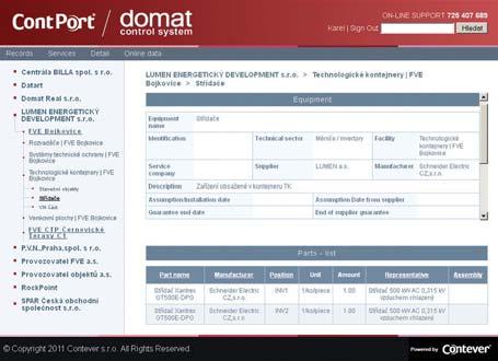 CONTPORT ContPort je cloudová aplikace pro energetickou analýzu a správu budov a průmyslových zařízení.