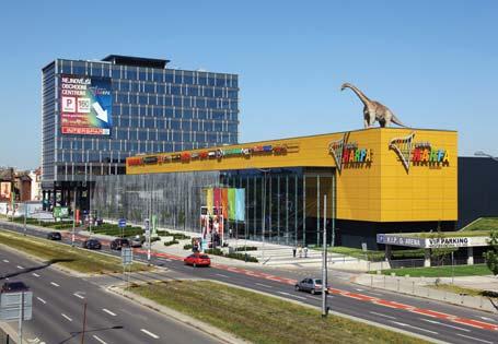 PŘÍKLADY INSTALACÍ Galerie Harfa Síť dálkového vytápění, Trenčín Galerie Harfa je s celkovou prodejní plochou 49 000 m² největší obchodní středisko v Praze.