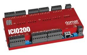 4 I/O moduly Vstupní a výstupní moduly Domat Control System představují standardizované rozhraní mezi řídicím systémem a technologií.