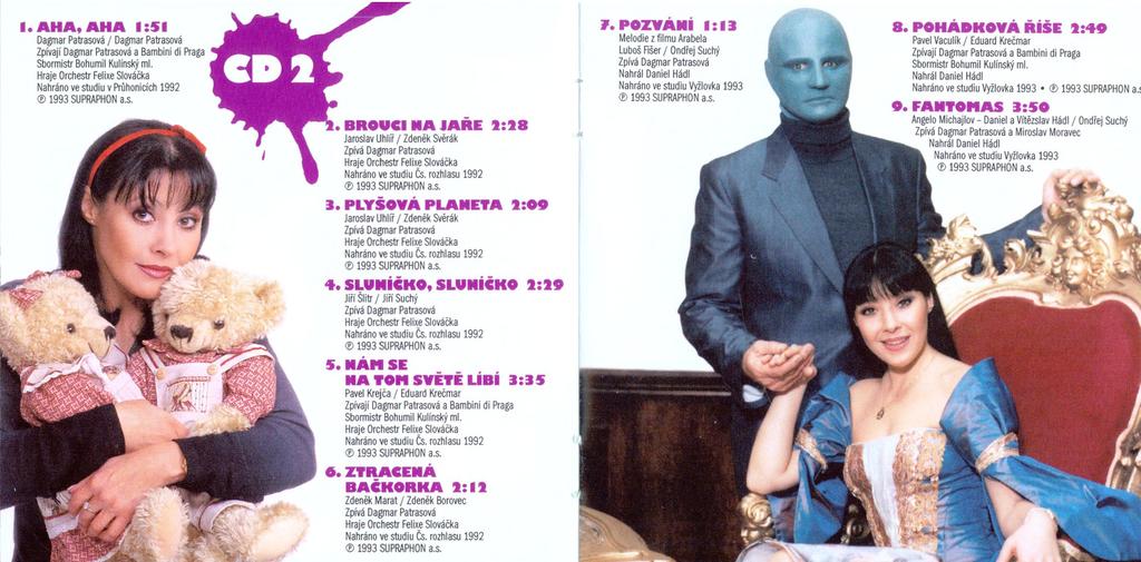 I. A H A, A H A 1:51 Dagmar Patrasová / Dagmar Patrasová Nahráno ve studiu v Průhonicích 1992 B R O U C I N A J A Ř E 1 :1 8 7.