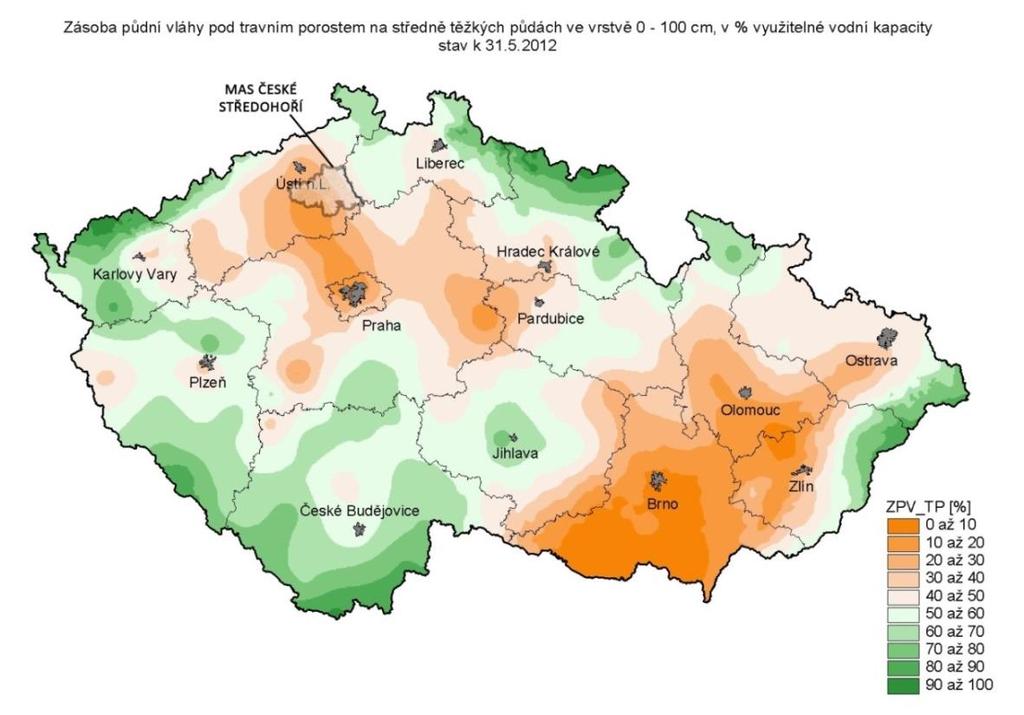 Majitelé lesa nad 500 ha: Město Litoměřice, Město Ústí nad Labem, Město Úštěk, Lesy M. Lobkowicze, Lesy ČR.