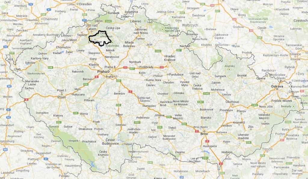 1 Popis území a zdůvodnění jeho výběru 1.1 Základní údaje o území MAS MAS ČS se nachází zcela na území NUTS II Severozápad, v jihovýchodní části Ústeckého kraje.