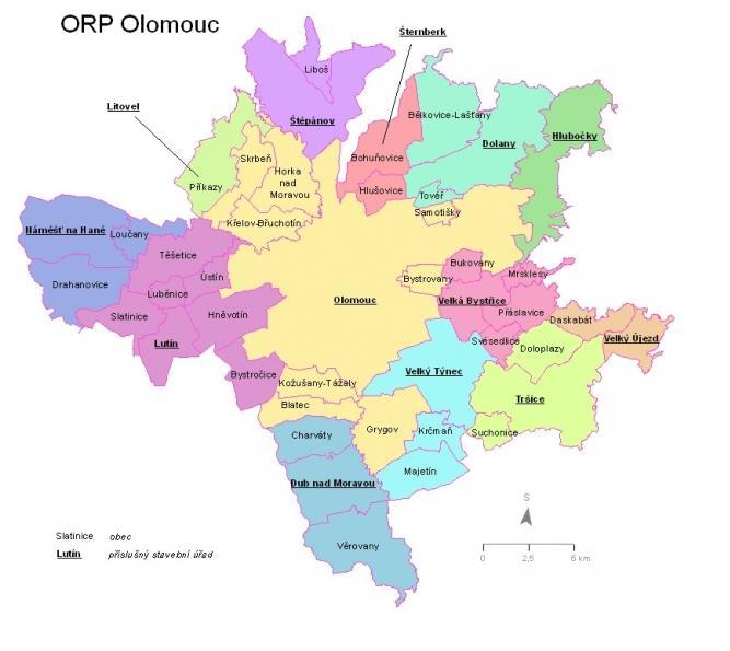 ORP OLOMOUC Rozhlehlá oblast (krajské město a dalších více než 40 obcí) Velmi hustá síť služeb a velký počet aktérů Specifika