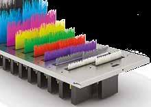 Ve výrobním režimu dosahuje efektivní rychlost 103m² za hodinu (2 x CMYK).