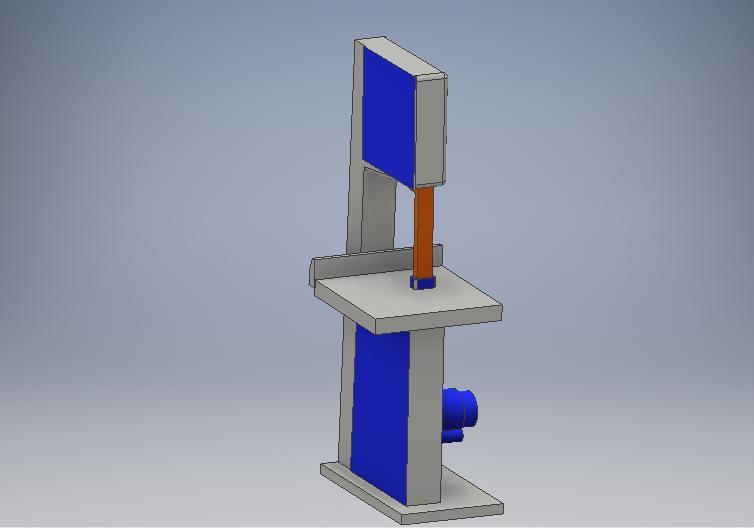 Obr. 65 Inventor - výsledný model stroje 8.1.4. Krok 4 další využití bodového mračna a modelů V tomto bodě bylo zjištěno, jak vytvořit 2D a 3D layout pomocí bodového mračna v Autodesk softwarech.