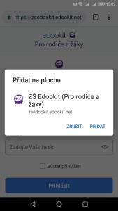 Objeví se okno Přidat na plochu.