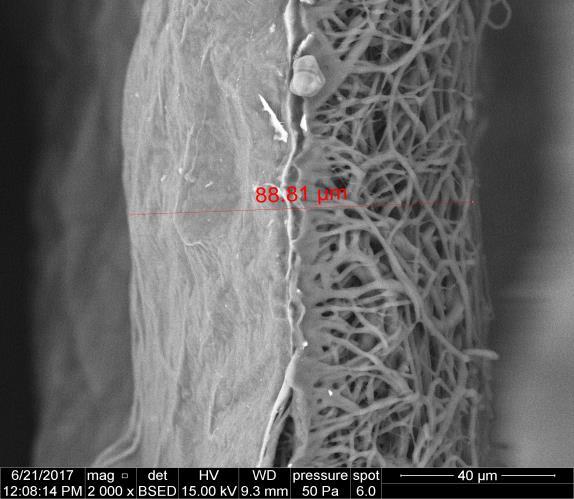 b) oxidace grafitu a biocharu 1,22 g biocharu a 1,7 g grafitu bylo v Erlenmeyrově baňce převrstvena 40 ml H2SO4 a 20 ml HNO3.