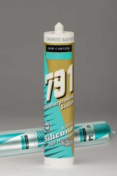 DOW CORNING 791 T silikonový tmel na utěsňování venkovních spár SILIKONOVÉ TMELY DOW CORNING NA VENKOVNÍ TMELENÍ určený na tmelení spár obvodových plášťů budov, skleněných stěn a schodišť v