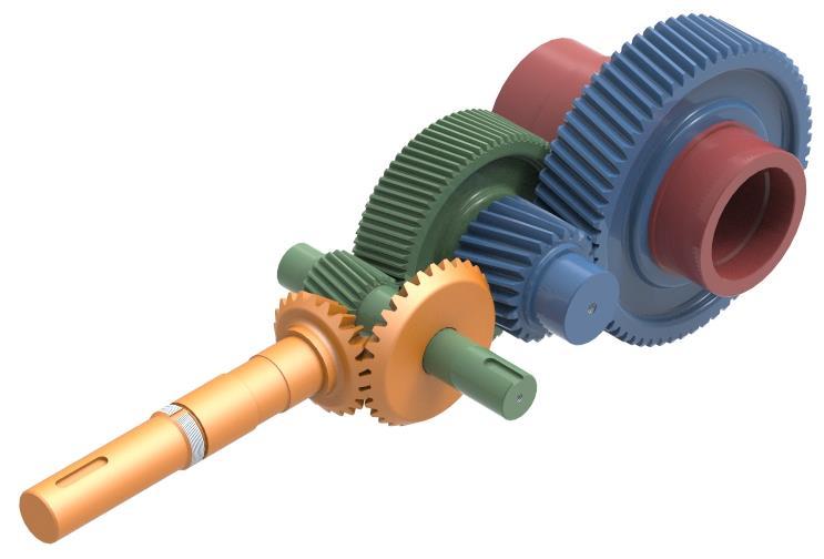 5.3.4 Výkonové parametry upřesnění Po dokončení výpočtu ozubení bylo provedeno upřesnění výkonových parametrů podle hodnot výpisu z programu KissSoft.