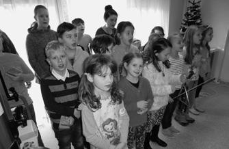 Do našeho Domova opět zamířily děti, tentokrát žáci z pěveckého kroužku ze ZŠ Radčice.