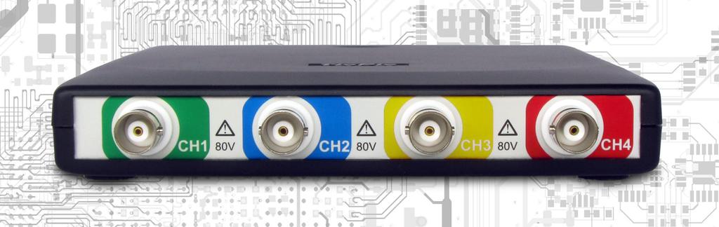 Handyscope HS6 DIFF 250 MHz šířka pásma, 1 GS/s, 14 bit USB 3.