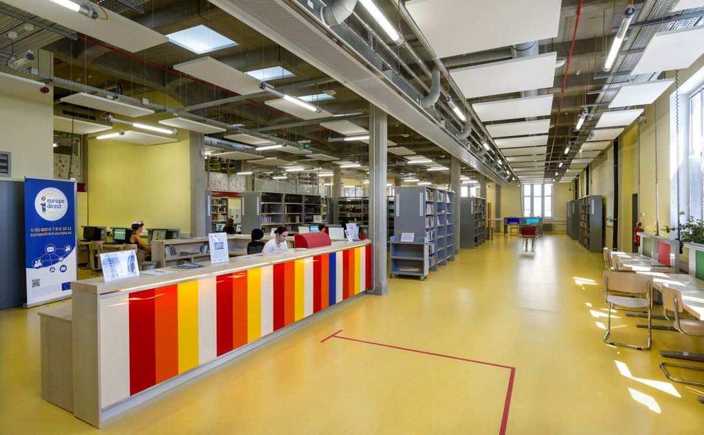 Rozsáhlá je výstavní činnost. Knihovna spolupracuje s mnoha vzdělávacími a kulturními institucemi v regionu včetně univerzity.