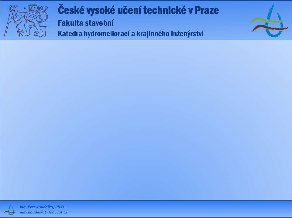 VODNÍ HOSPODÁŘSTVÍ KRAJINY