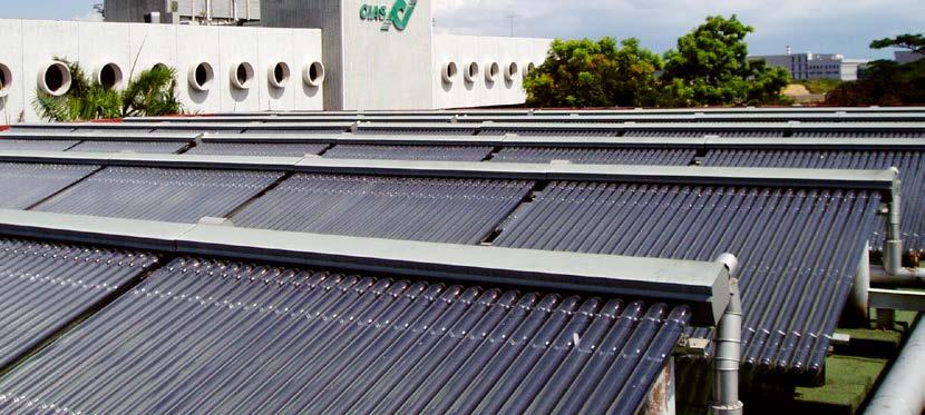 Solární systém GEMELIOS Solární sady Tmax 20 HP Základní sestava 20trubicového kolektoru Thermomax s příslušenstvím je určená ke zdrojům tepla s vlastní solární regulací a s vlastním zásobníkem.