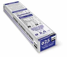 GS GYS 041332 650 Kč Elektrody rutilové 2,0 mm Klasické svařovací elektrody, délka 350 mm, balení 155 ks.