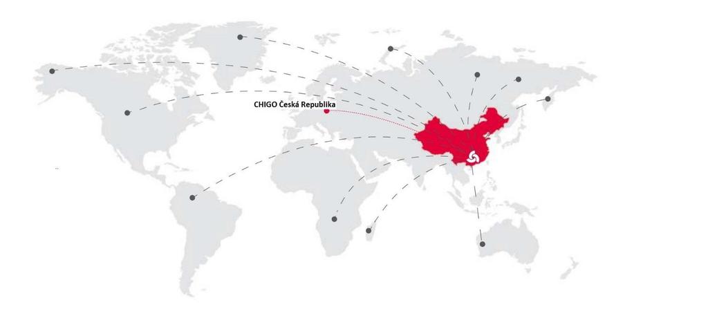 Historie firmy Firma CHIGO AIR CONDITIONING CO.LTD vznikla v roce 1994 a od té doby je jeden z největších a nejmodernějších koncernů na světě ve výrobě klimatizací.