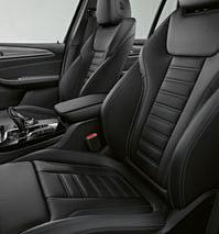 Výbava exteriéru Model Luxury Line: BMW maska chladiče ve tvaru ledvinek se sedmi exkluzivně navrženými lamelami a chromovaným rámečkem Přední nárazník se specifickými designovými prvky v chromovém