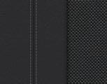dveří, s  Dřevěné obložení interiéru 4K1 Oak dark s  Kůže Vernasca 4 MANL Black, modré kontrastní