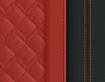 BMW Individual rozšířené čalounění jemnou kůží Merino 3 VAHZ Fiona Red/ Black (červená/ černá).