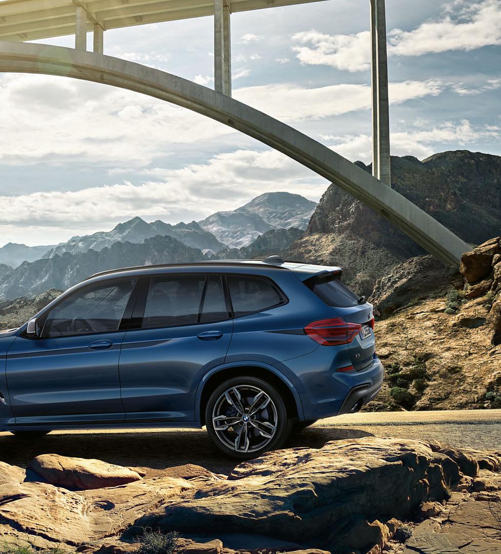 NEBO ASISTENT PRO JÍZDU V PRUZÍCH, ZAJIŠŤUJÍ, ŽE SI JÍZDU V NOVÉM BMW X3 OPRAVDU UŽIJETE.