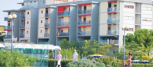 Rezidence LAGUNA GRANDE ITÁLIE BIBIONE přímo u pláže