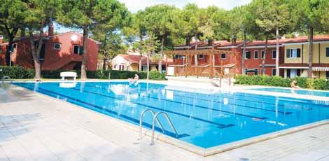 ITÁLIE BIBIONE Villaggio MICHELANGELO 800 m od pláže bazén TV,