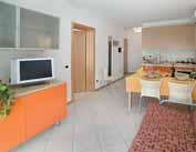 Apartmán typu bilo - jedna třílůžková ložnice, obývací pokoj s rozkládacím gaučem. Max.