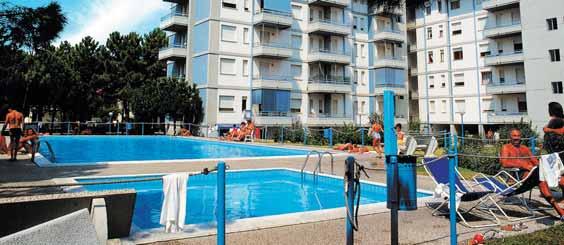 Rezidence ALTHEA ITÁLIE LIGNANO 600 m od pláže TV, balkon, výtah Poloha:
