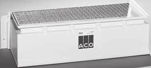 Svetlíky ACO Allround, svetlíky ACO Markant, hĺbka 60-70 cm, kompletné, pre všetky druhy použitia (teleso/ rošt/montážna sada), pochôdzne veľkosť v cm prevedenie použitie pre šírku kg/ ks/ obj.