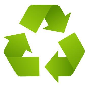 Obr. 3 Logo recyklace [6] Recyklace stavebních a demoličních materiálů se v České republice začala rozvíjet na počátku 90. let 20. století.