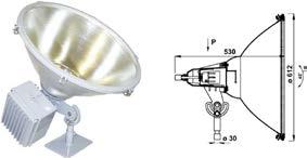 SPOT I Svítidlo pro osvětlení sportovních objektů, parkovišť, památkových objektů, fasád buddov, stavenišť, hal, ale i průmyslových prostorů.