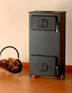 KACHLE 7 kw 91x44x27 cm Vývod dymovodu zadný 98 kg Účinnosť 77 % čierne 20007027 6,5 kw