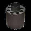 ø 120 / 150 mm ø 120 / 160 mm ø 140 / 150 mm ø 150 / ø 150 / 130 mm ø 150 / 145 mm ø 150 / 160 mm ø 150 / 180 mm ø 150 / 250 mm Dymová zdera oceľová, hrubostenná 1,5 mm Dymová redukcia oceľová,