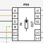 Na přenos videosignálu lze použít ochranu VL-B75 F/F pro koaxiální vedení nebo ochranu DL-Cat.5e pro signál přenášený po FTP kabelu. obr.