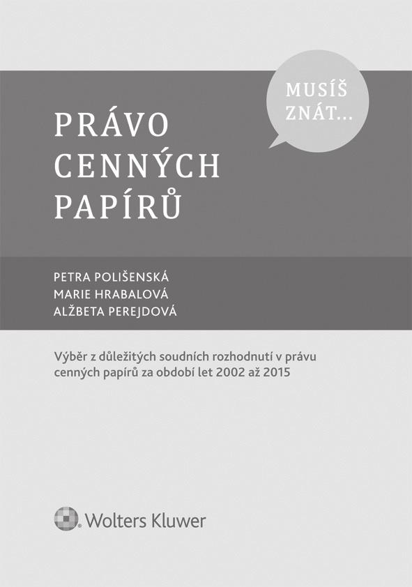 monitoring judikatury JURISPRUDENCE 6/2016 komunikacích může spoléhat na to, že ostatní účastníci budou dodržovat pravidla provozu na pozemních komunikacích, pokud z konkrétních okolností nevyplývá