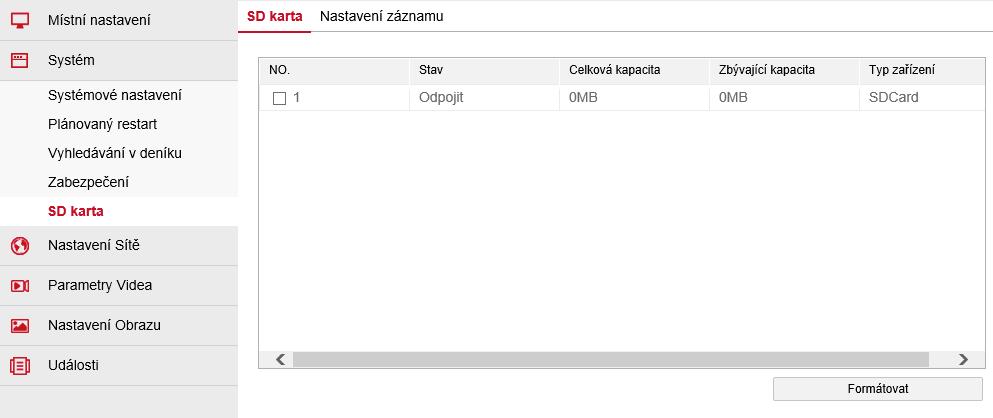 V další podsekci s názvem Zabezpečení můžete vytvářet a upravovat uživatele