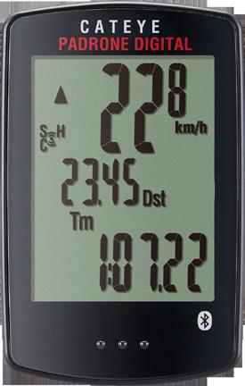 Úvod CATEYE PADRONE DIGITAL Montáž PADRONE DIGITAL Nastavení PADRONE DIGITAL PADRONE DIGITAL Chytrý telefon Zahájení měření CYCLOCOMPUTER CC-PA00B Změna nastavení Změna informací v této příručce bez