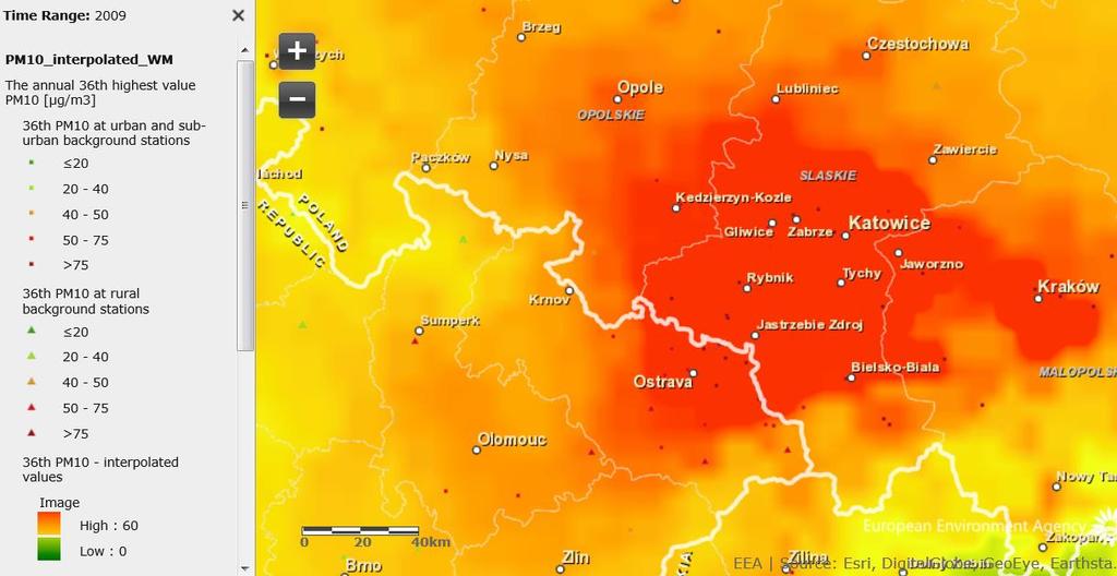 Problém malých částic - prachu v regionu