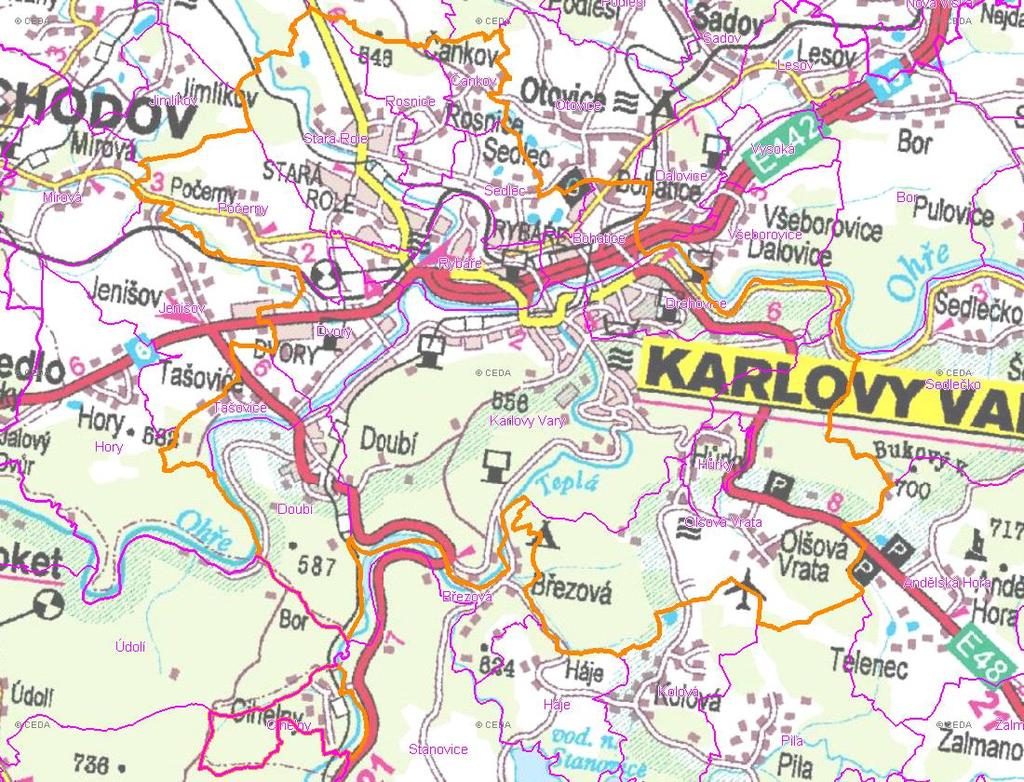 (karta obce: CZ041_0041_01) A. NÁZEV OBCE Název části obce (ZSJ): Mapa A: Území obce Přehledová mapka Kód části obce PRVK: CZ041.