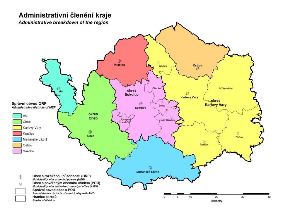 2 SOCIÁLNĚ DEMOGRAFICKÁ ANALÝZA KARLOVARSKÉHO KRAJE 2.1 Základní informace Území Karlovarského kraje je nejzápadnějším územím České republiky.