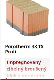 šablona Pálené zdící prvky Produkt Standard - ČSN EN 771-1+A1