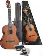 Sada obsahuje klasickou 3/4 kytaru C530 v přírodní barvě, klipovou ladičku CTU-C5, obal na kytaru a náhradní struny.