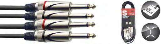 Twin cables RCA-RCA STC060PXF 25018330 0,1 kg 4,79 Dvojitý kabel, jack/xlr samice. Délka 60 cm, barva černá. V souladu s RoHS.