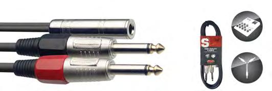 MINI PHONE PLUG - 2 RCA SYC6/PS2P E 25018305 0,3 kg 5,59 Dvojitý kabel 6 m stereo jack / 2x jack. Výrobek je ve shodě s direktivou RoHS.