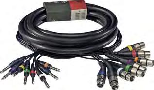 SML3/8P8CM E 25018314 0,7 kg 15,59 Vícežilový kabel, 8 x jack/8 x RCA. Délka 3 m, barva černá.