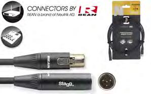 mini jack zástrčka stereo, délka 1m. Barva černá. V souladu s RoHs. NAC1.5MXFMXMR 25021399 0,1 kg Profesionlání audio kabel mini XLR M / mini XLR F, 3 pin, délka 1,5m.