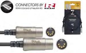 délka 3m. Barva černá. Výrobek je ve shodě s RoHS. XLR - XLR MINI PHONE PLUG - 2 RCA NSB-15/8X4XR 25020872 4,7 kg 251,90 6790,00 Kč Multicore (párový) kabel. 8 XLR input 4XLR output.